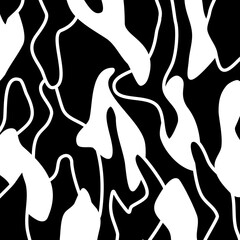 Abstract hand drawn decorative pattern. Vector Illustration.