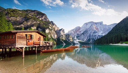 Fototapeta premium lake in the mountains