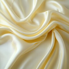 Obraz premium A white fabric with a wave pattern