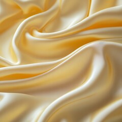 Obraz premium A piece of fabric with a yellowish color and a wavy texture