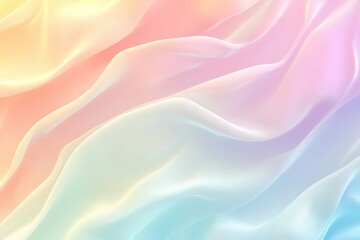 Fototapeta premium Soft color transition background with flowing curves for a calm and simple environment perfect for mindfulness and tranquility, enchanting and peaceful