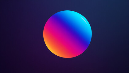 Digital Design Element, Abstract Colorful Gradient Bubbles on a Purple Background, Vibrant Spheres, 3D Render, Glossy, Modern Graphics, Perfect for UI, Web Design, and Marketing Materials