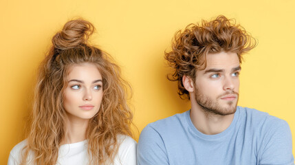 Relationship Crisis A Visual Representation of Couple's Struggles Depicting emotional distance unresolved tensions and the challenges of communication symbolizing common relationship and partnership