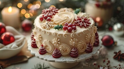 Festive Christmas Cake