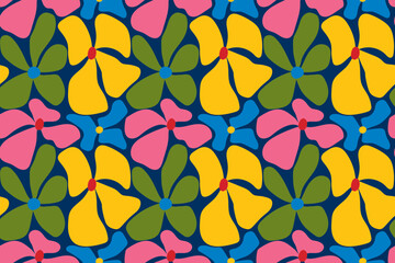 seamless floral pattern. vector illustration