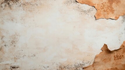 Fototapeta premium Grunge paper texture with distressed surface, dark stains, and faded ink marks, grunge texture, vintage distressed background