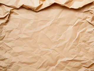 Obraz premium Crumpled letter with visible folds and water stains, torn edges and faded text, folded paper, vintage letter texture