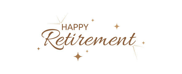 happy retirement text	