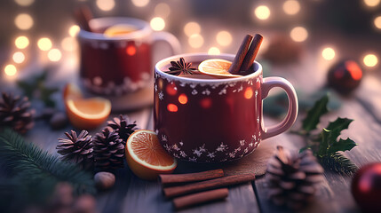 Fototapeta premium Cozy Mulled Wine
