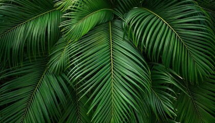 熱帯植物の葉の背景画像（Tropical plant leaves background image）
