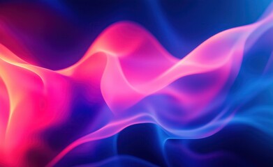 Obraz premium Vibrant Abstract Background with Colorful Fluid Waves in Pink, Blue, and Purple Hues