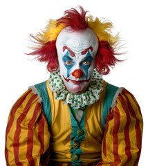 PNG Clown clown face performer.