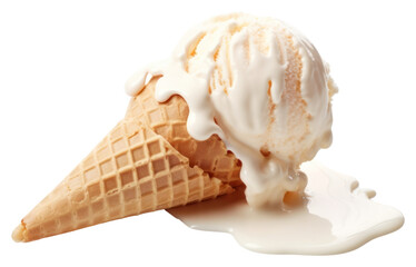 PNG Ice cream melting dessert creme food.