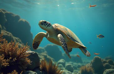 green sea turtle