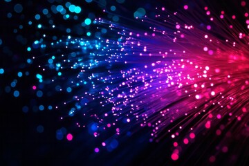 Fototapeta premium Vibrant Abstract Light Trails Background