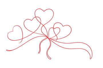 A charming line art heart with an arrow icon in doodle style. This simple and creative vector illustration is perfect for romantic designs, Valentine&rsquo;s Day cards, or wedding invitations.