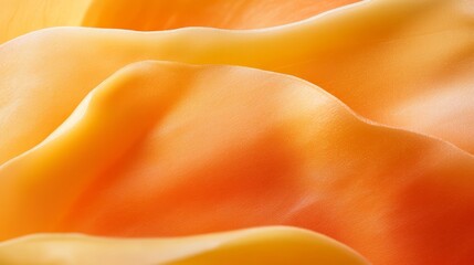 Obraz premium A close-up of an orange flower with a yellow center, encircled by another yellow flower