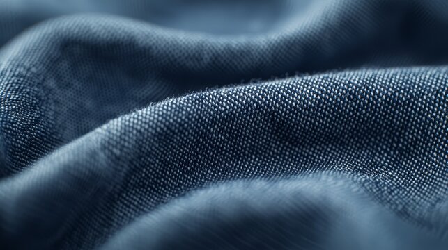 Foreground - slightly out-of-focus image Background - obscure, over-exposed blue fabric