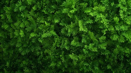  A tight shot of a lush, green plant with an abundance of leaves, focused on its central core