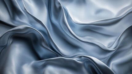 Fototapeta premium A tight shot of satin fabric reveals a smooth, distinct center pattern The texture is soft and slightly blurred