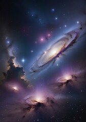 Naklejka premium cosmic background, cosmic background, Milky Way, cosmic sky, dreamy universe, cosmic copy space, Milky Way landscape, night sky landscape, dreamy galaxy background, night sky landscape, night sky spac