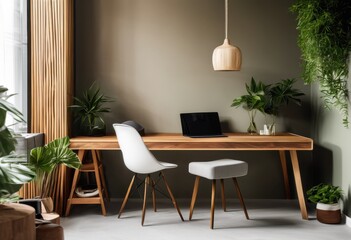 minimalist workspace showcasing travel clean natural organized elements productivity inspiration, accessories, ambiance, balance, chair, cleanliness, color