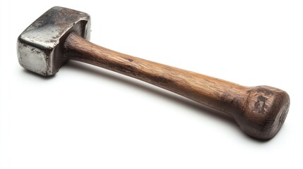 Antique Hammer with Wooden Handle