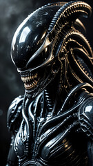 Abstraktion Der schreckliche Zahn 9х16. Hintergrund f&uuml;r das Design 1.