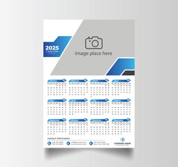 Modern 2025 Simple Calendar Planner Design