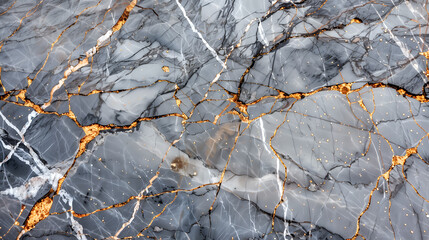 Elegant gray marble texture with gold veining showcasing natural beauty and luxury design elements