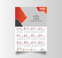 Modern 2025 Simple Calendar Planner Design