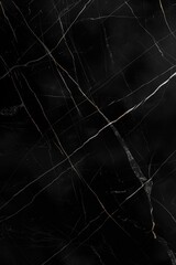 A close-up shot of a smooth black marble surface