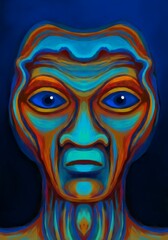 Alien creature, sketch - digital painting © neurostructure