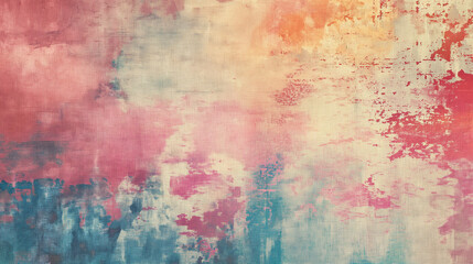 Textured abstract paint on canvas background grunge art wallpaper colorful wall pattern in vintage design paper old artistic brush strokes backdrop decorative retro watercolor
