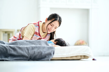 保育園寝かしつけイメージ