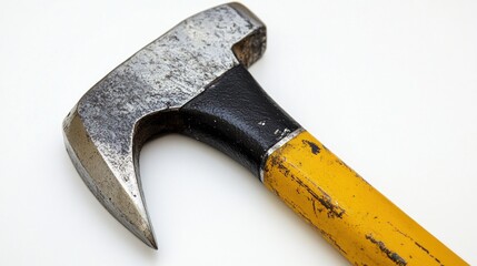 Close-up of a Worn-Out Claw Hammer