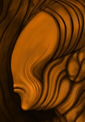 Alien creature, sketch - digital painting © neurostructure