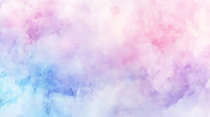 A light watercolor abstract background with soft pastel hues of pink, lavender, and baby blue, blending smoothly to create a gentle, dreamy texture.