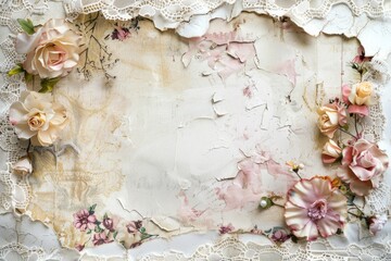 A piece of paper with colorful flowers drawn or painted on it