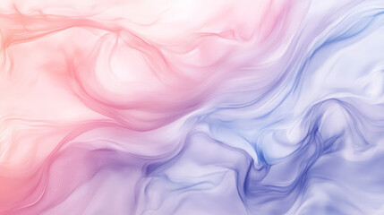 Soft fluid swirls of pale lavender, blush pink, and sky blue blending into one another in a smooth and gentle gradient.