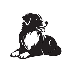 Collection of dog vector with white background