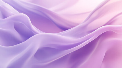 Obraz premium Gentle fluid waves of lavender and pale pink, flowing effortlessly together to create a soft and abstract design.