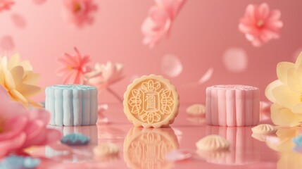 A group of cookies sitting on a table, great for food or decoration