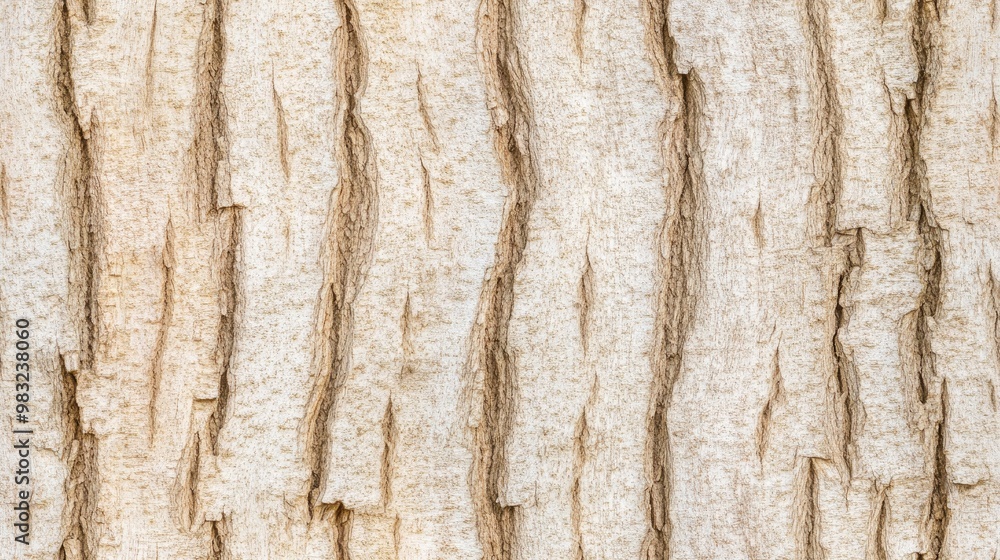 Poster the close-up view of textured tree bark showcases detailed patterns and earthy tones, creating a cap