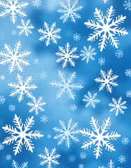pattern with snowflakes