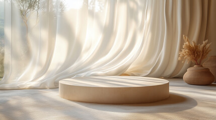 Minimalist product podium