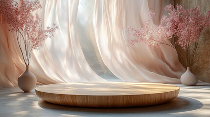 Minimalist product podium