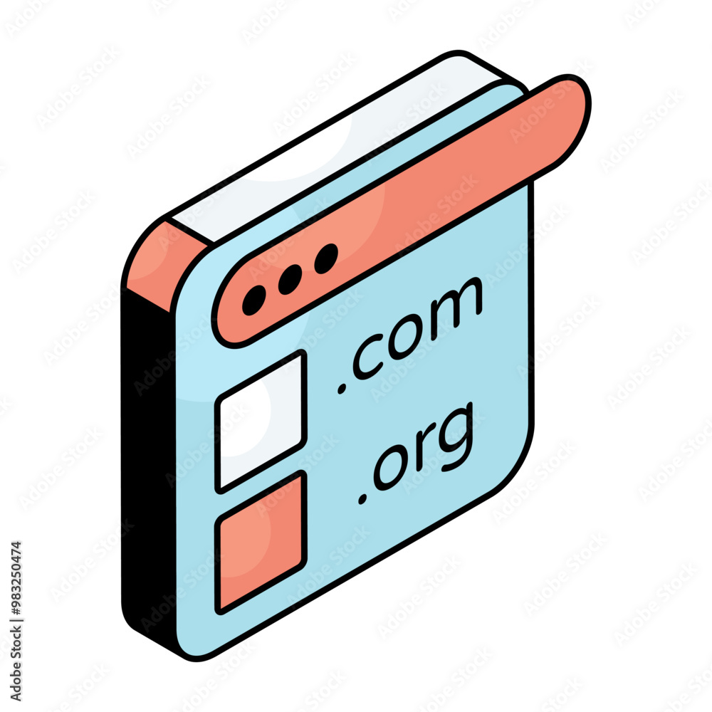 Canvas Prints creative design icon of web domains