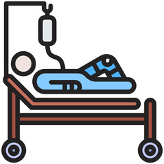 Hospital Bed Icon