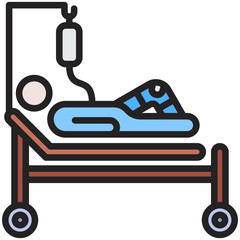 Hospital Bed Icon